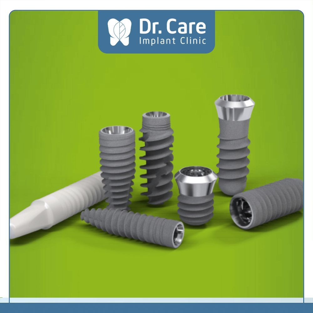 Mất răng cửa cần lựa chọn trụ Implant chất lượng đảm bảo độ lành tính, khả năng tương thích cao trong môi trường khoang miệng