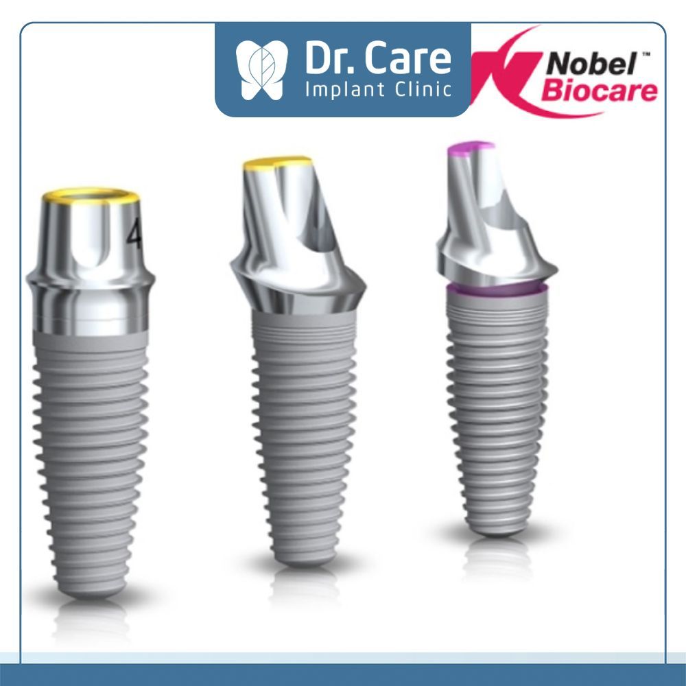 Implant Nobel Biocare được đánh giá là một trong những dòng trụ tốt nhất trên giới