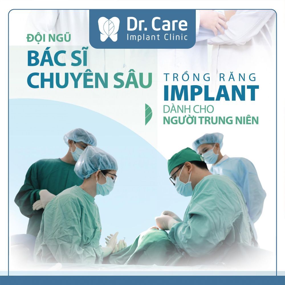 Dr Care - Implant Clinic là địa chỉ trồng răng Implant chuyên sâu, không đau tại TP.HCM. Nha khoa luôn hướng đến chất lượng dịch vụ ưu việt nhất