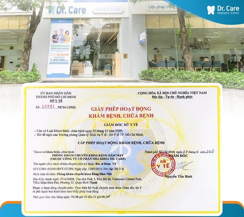 Dr. Care Implant Clinic - Địa chỉ nha khoa cấy ghép Implant uy tín tại TP.HCM