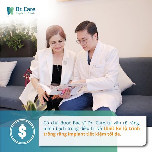 Bảng giá trồng răng Implant tại nha khoa Dr. Care đối với các trường hợp mất răng