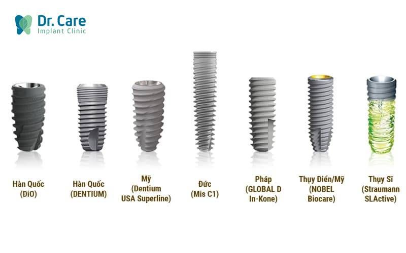 5 tiêu chí lựa chọn trụ Implant phù hợp