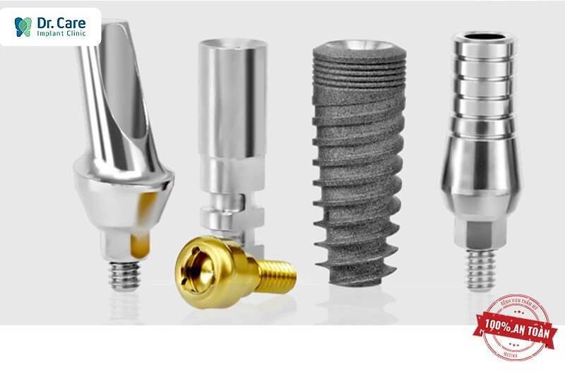 Cấu tạo 3 phần trụ Implant Brat Pháp 