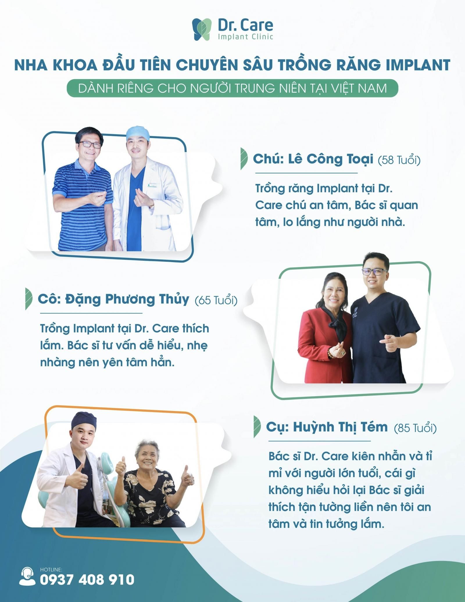 Dr. Care - Implant Clinic - Nha khoa uy tín tại TPHCM