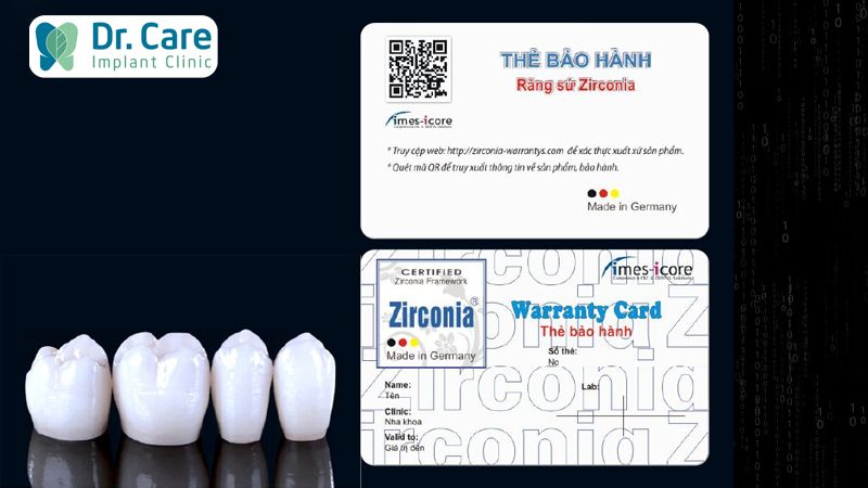 Răng sứ Zirconia bảo hành trong bao lâu