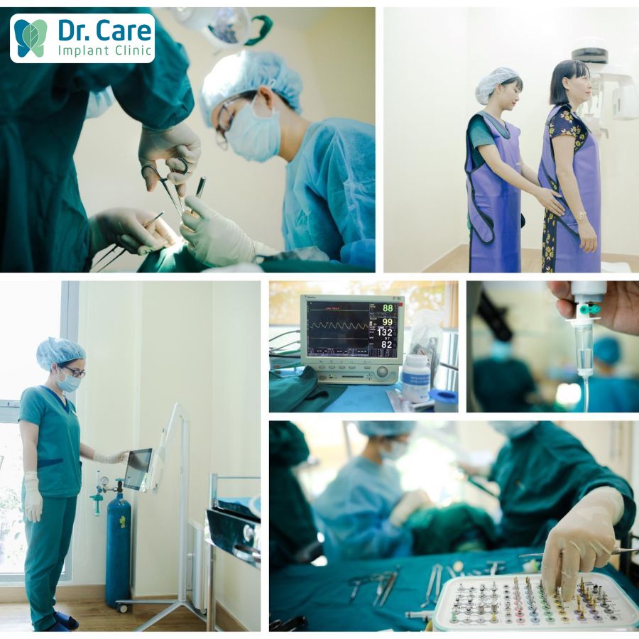 Nha khoa Dr. Care - Trồng răng giả tháo lắp nguyên hàm trên Implant 