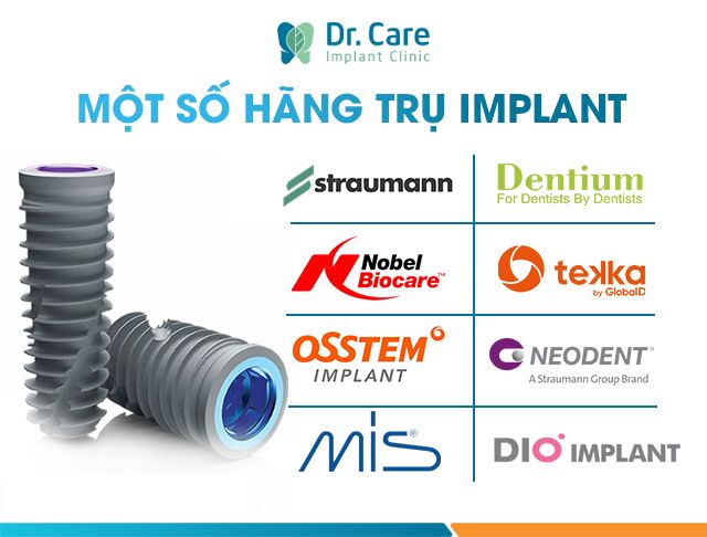 Chọn hãng trụ Implant uy tín, lâu đời