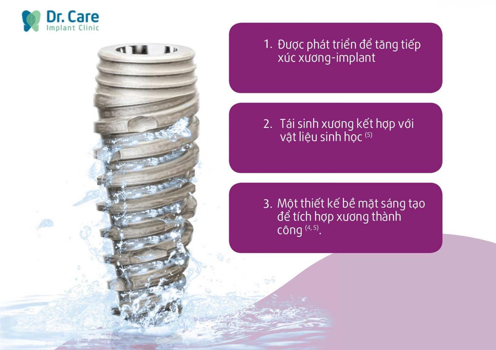 Các loại trụ Implant phổ biến hiện nay 