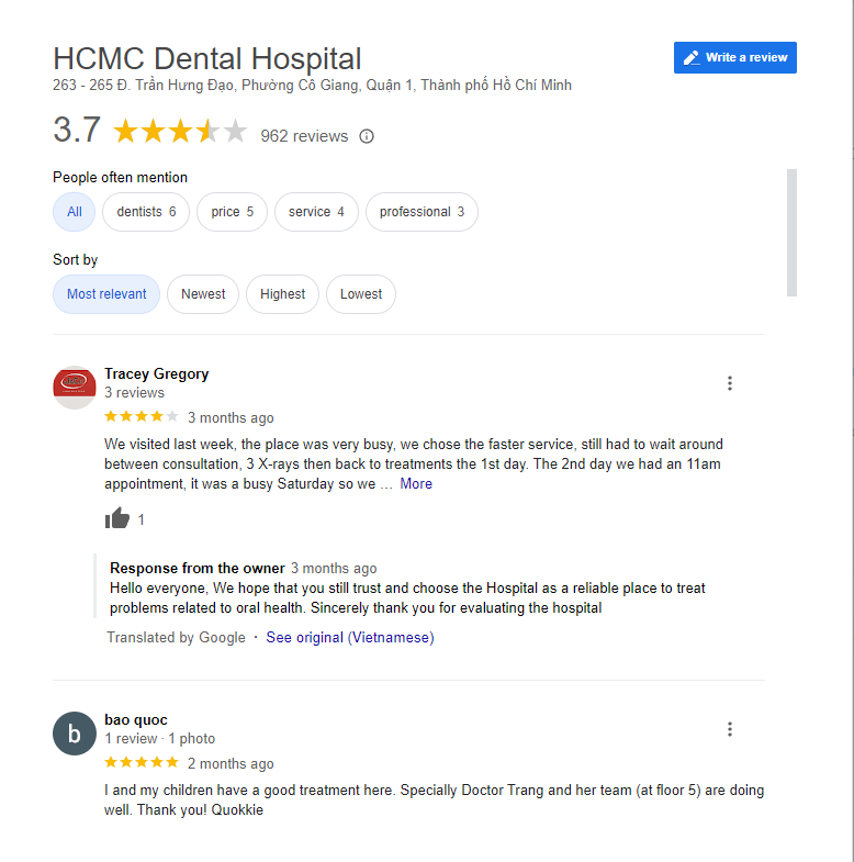 review Bệnh viện Răng Hàm Mặt TPHCM - Địa chỉ chuyên cấy ghép Implant uy tín