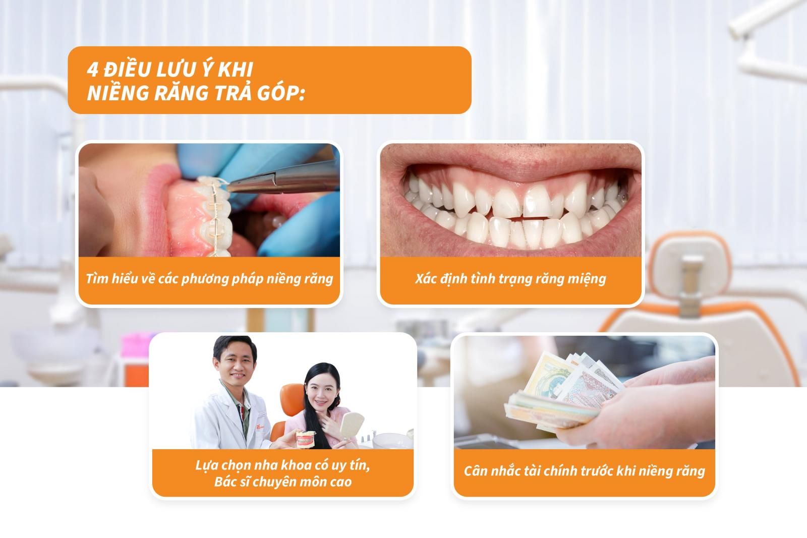 4 điều cần lưu ý khi tham gia niềng răng trả góp