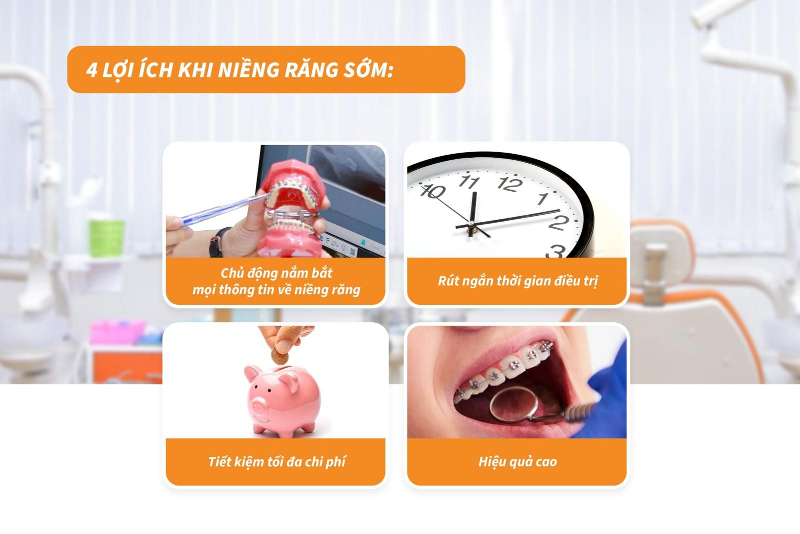 4 lợi ích khi niềng răng sớm