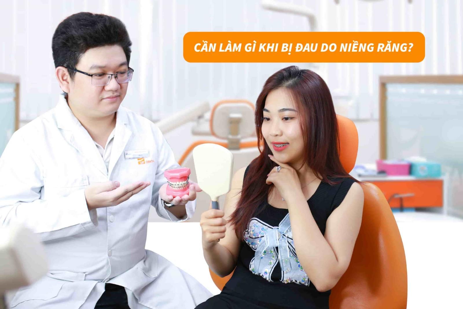 Cần làm gì khi bị đau do niềng răng