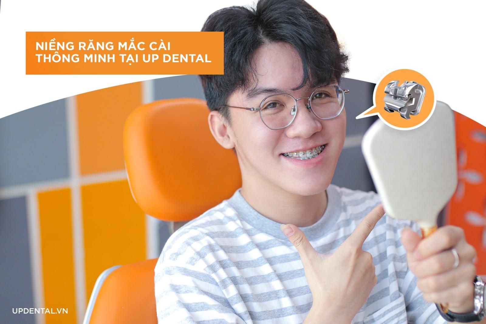 niềng răng mắc cài thông minh tại Up Dental