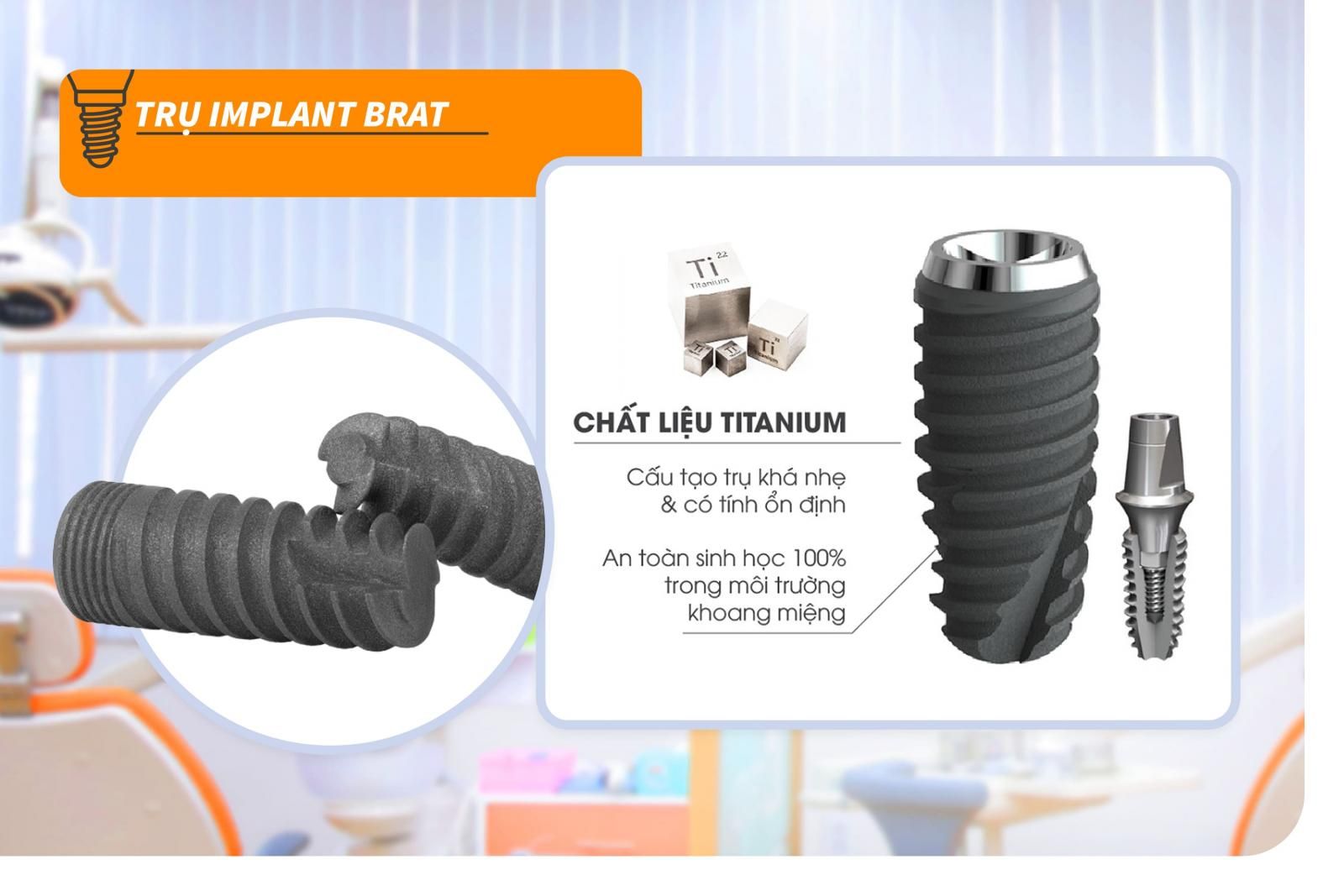 Trụ Implant Brat Pháp