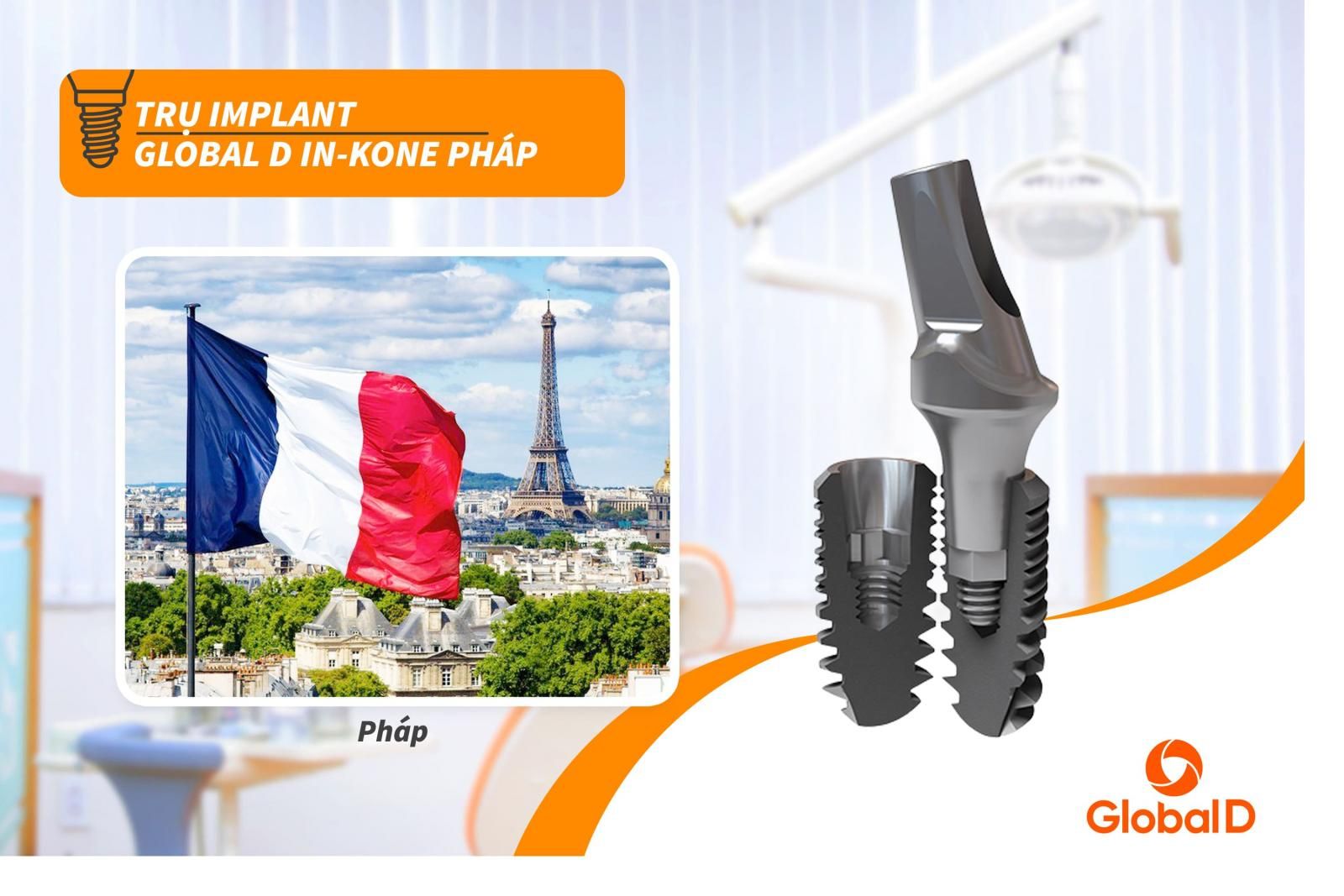 Trụ Implant Global D In-Kone Pháp