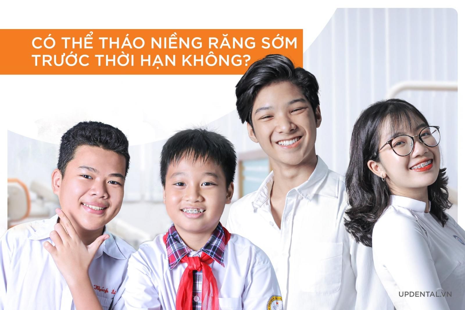 có thể tháo niềng răng sớm trước thời hạn không