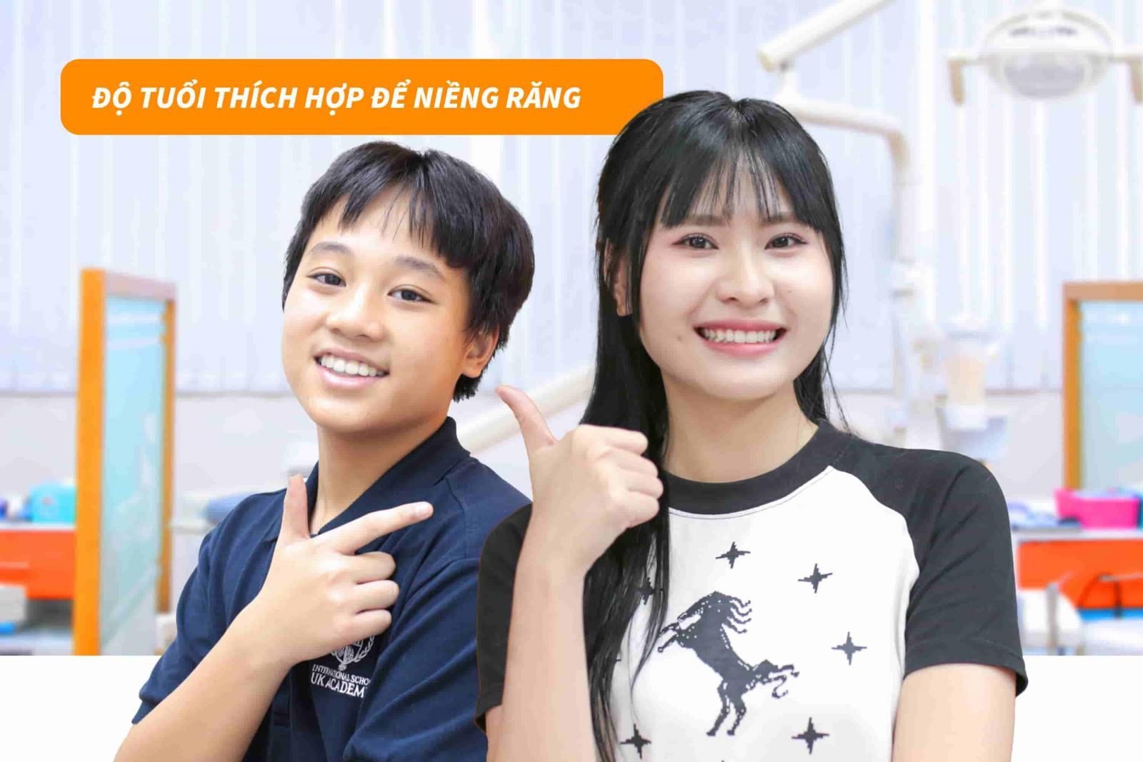 Độ tuổi thích hợp để niềng răng