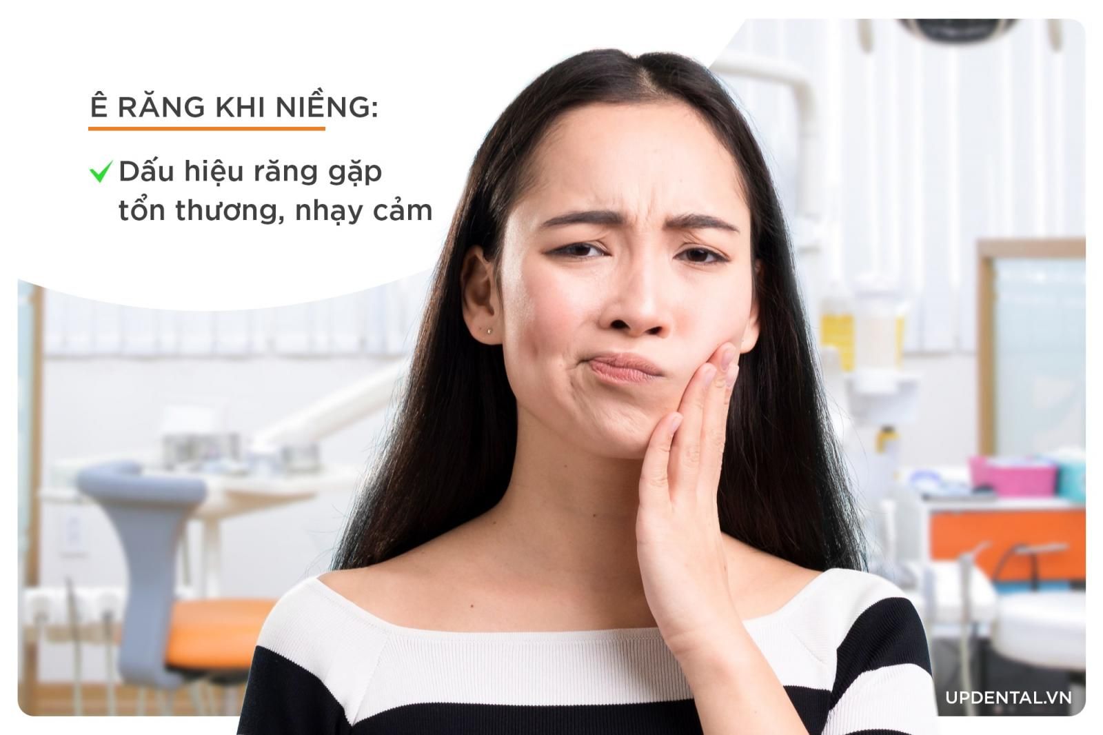 ê răng khi niềng răng