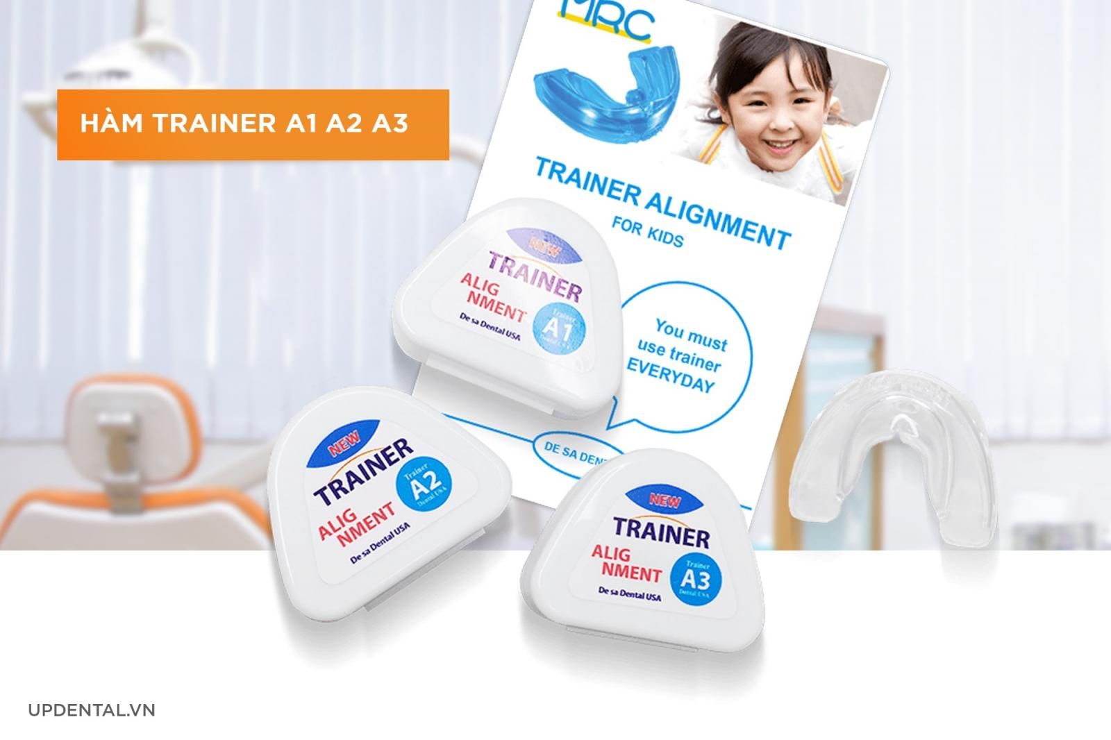 hàm niềng răng trainer A1 A2 A3