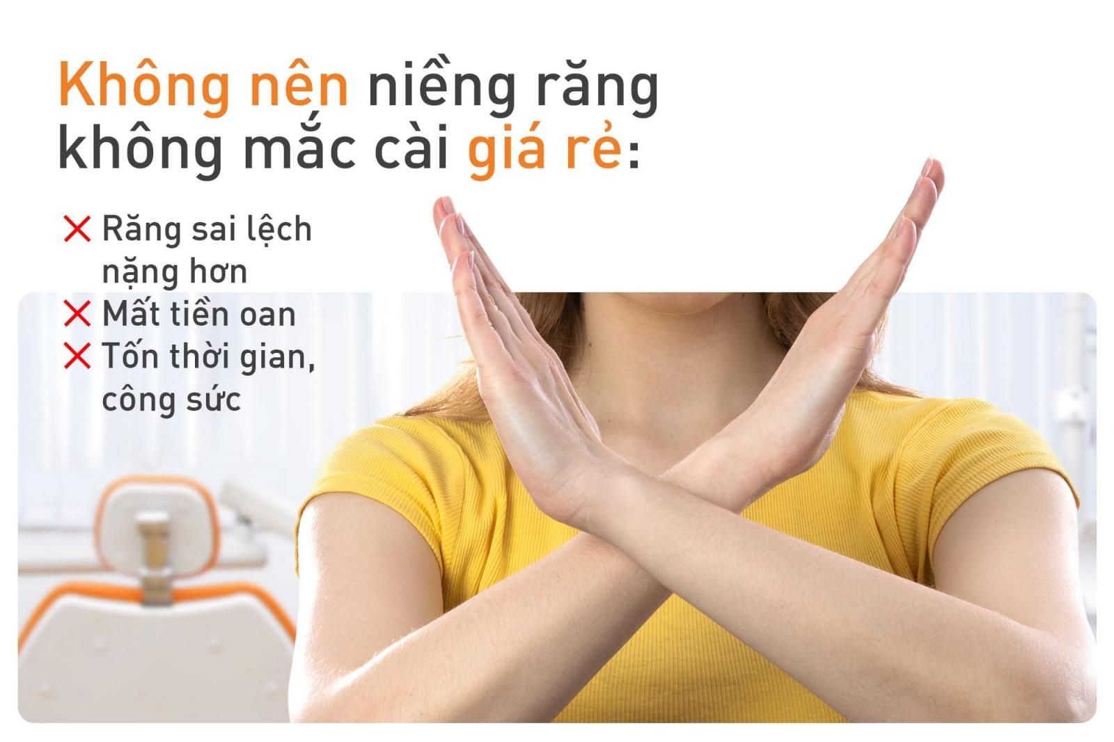 không niềng răng giá rẻ