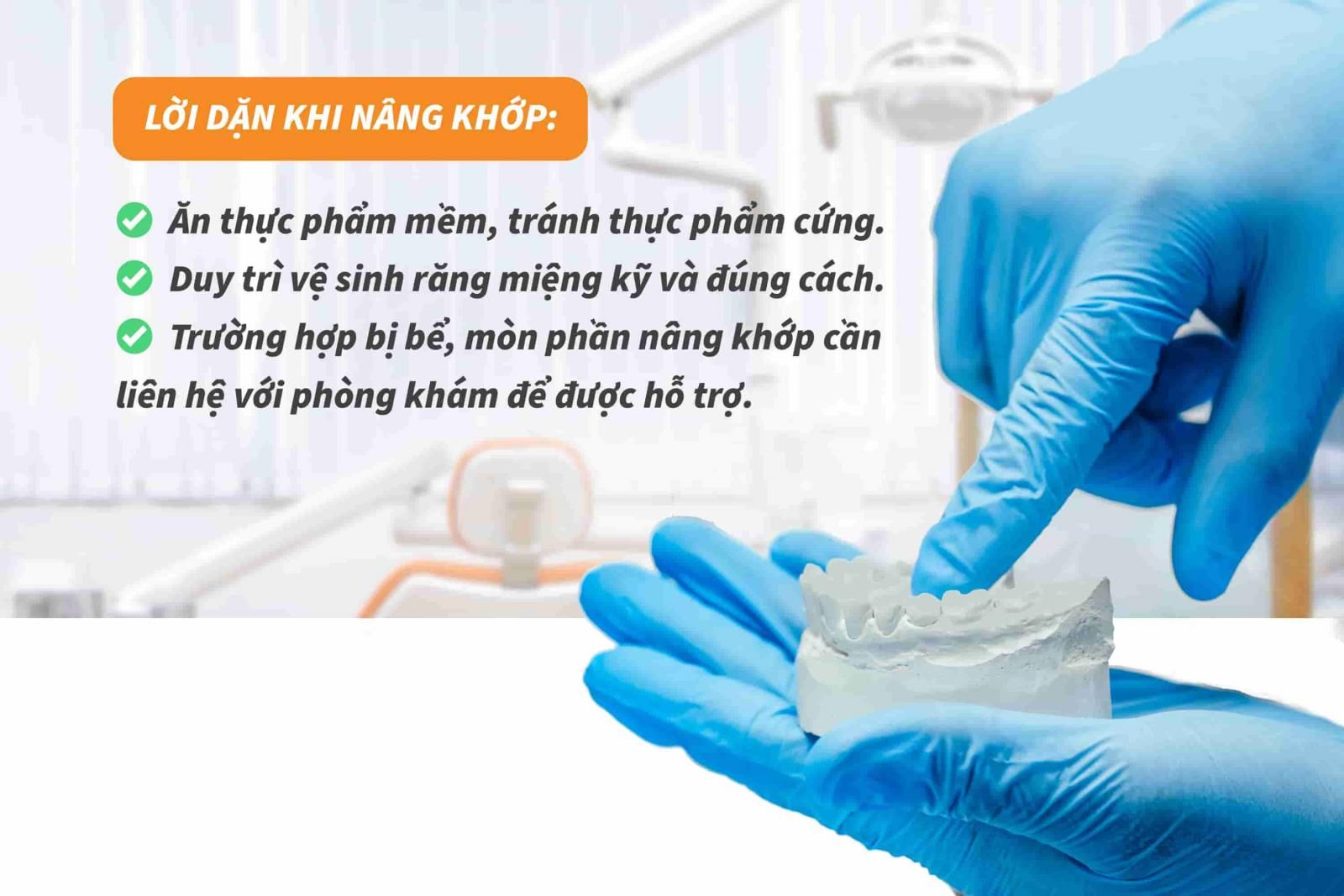 Kinh nghiệm niềng răng 10: Lưu ý sau khi nâng khớp