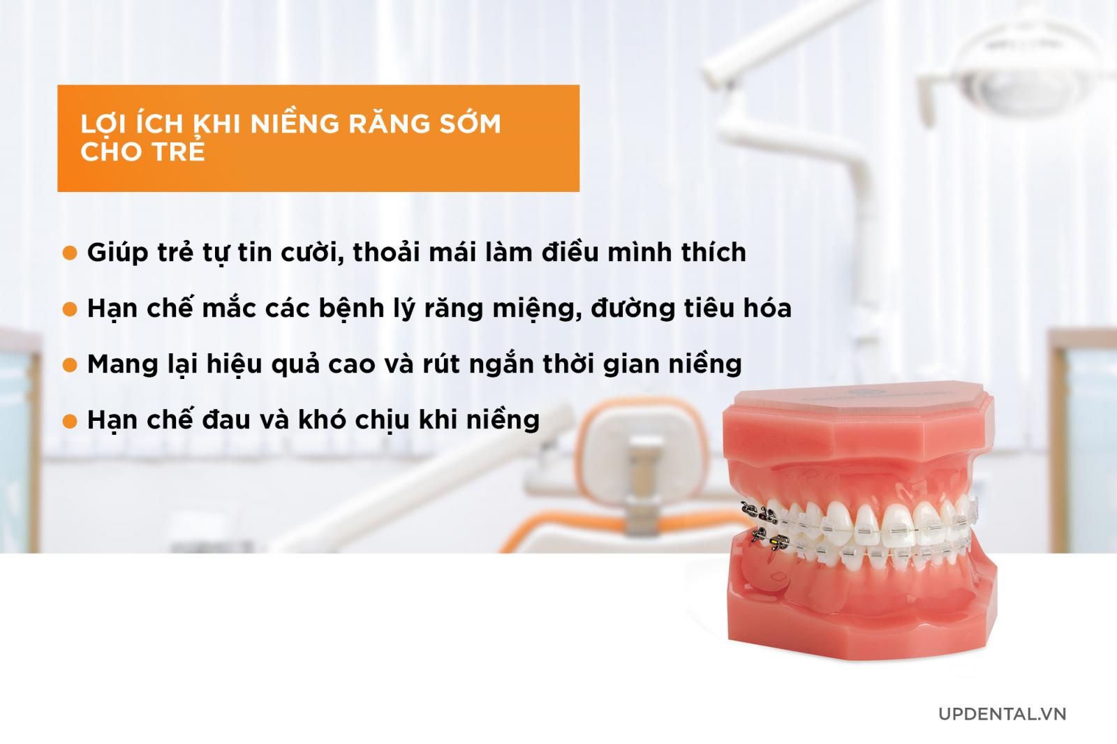 Lợi ích khi niềng răng sớm cho trẻ