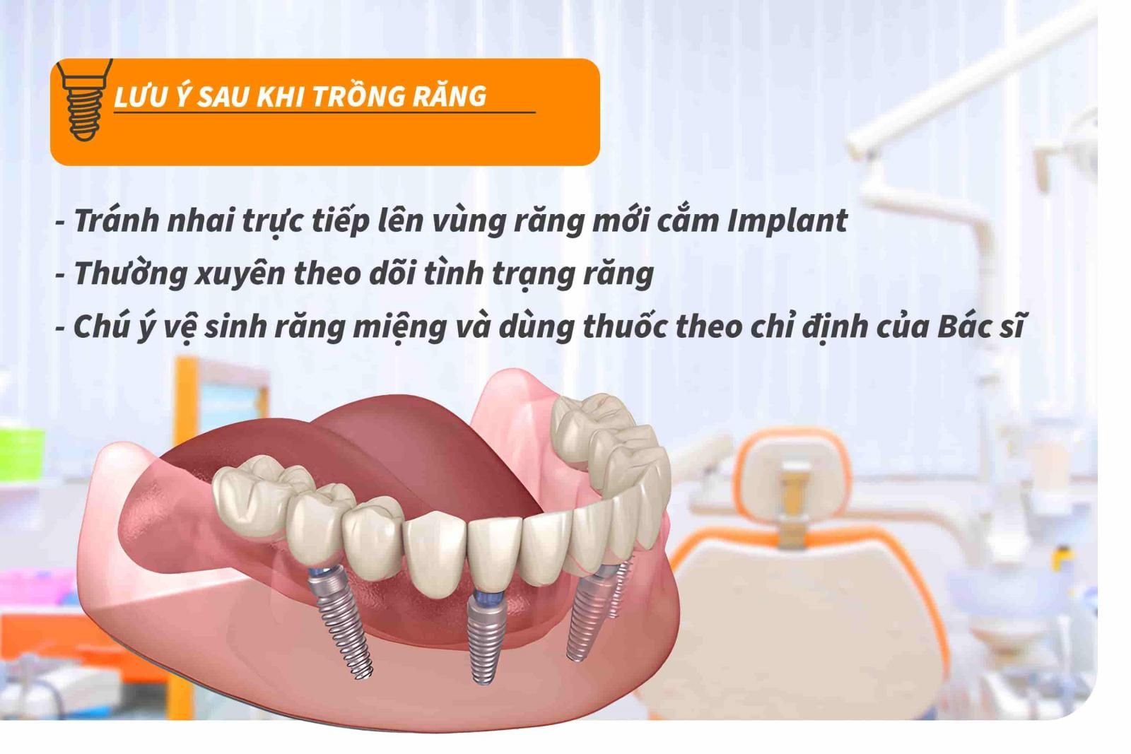 Lưu ý nếu ăn thịt gà sau khi trồng răng Implant