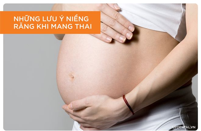 những lưu ý niềng răng khi đang mang thai