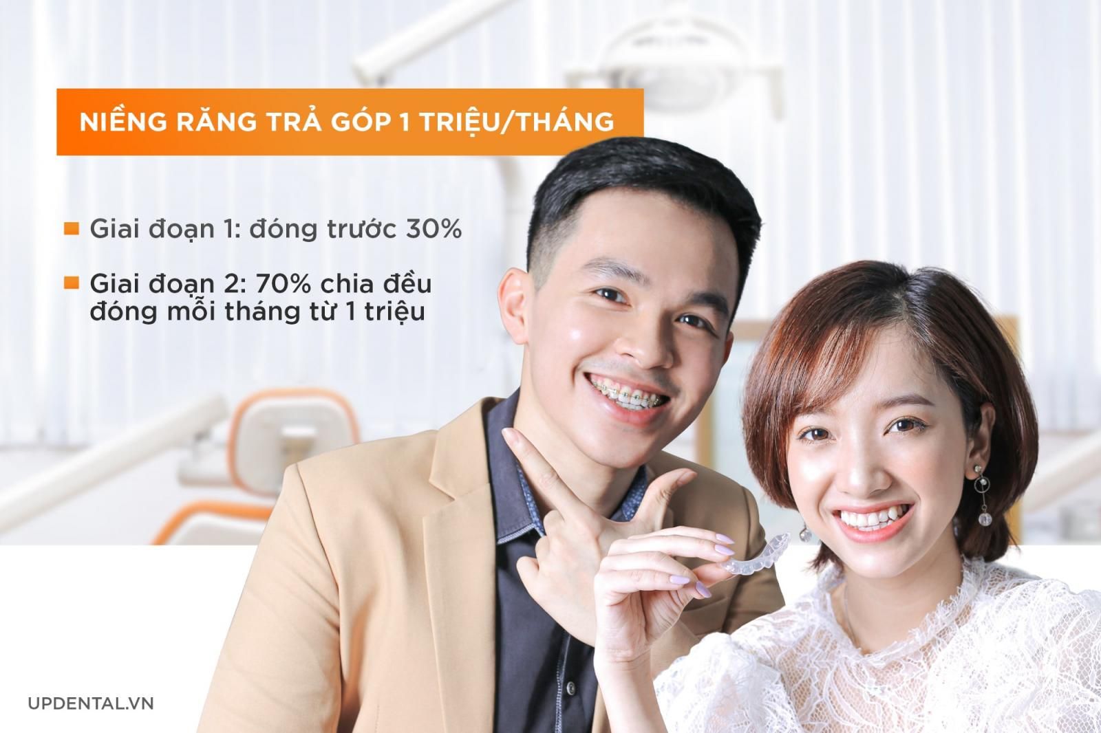 niềng răng trả góp cho sinh viên