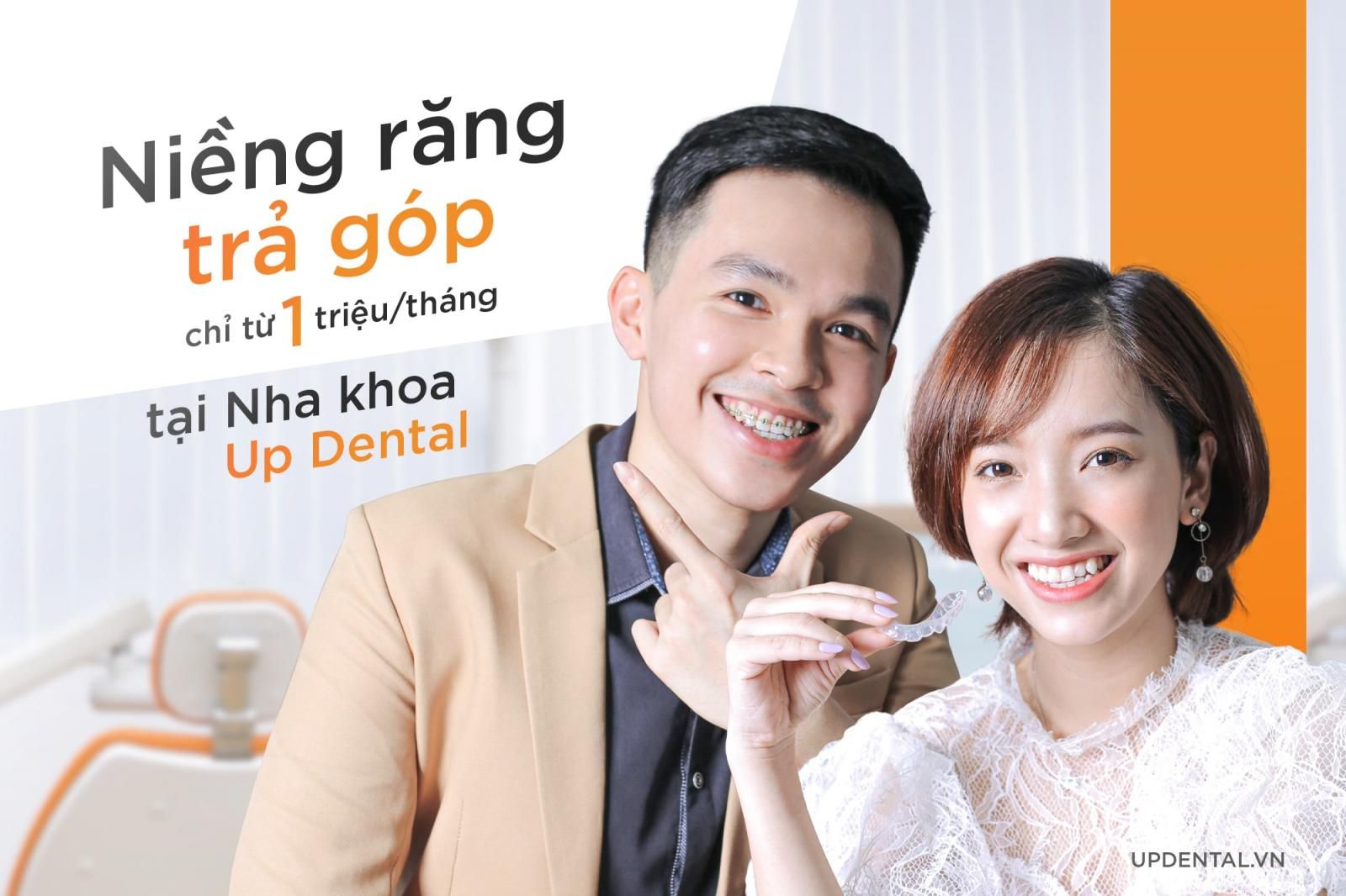 Niềng răng trả góp tại Up Dental