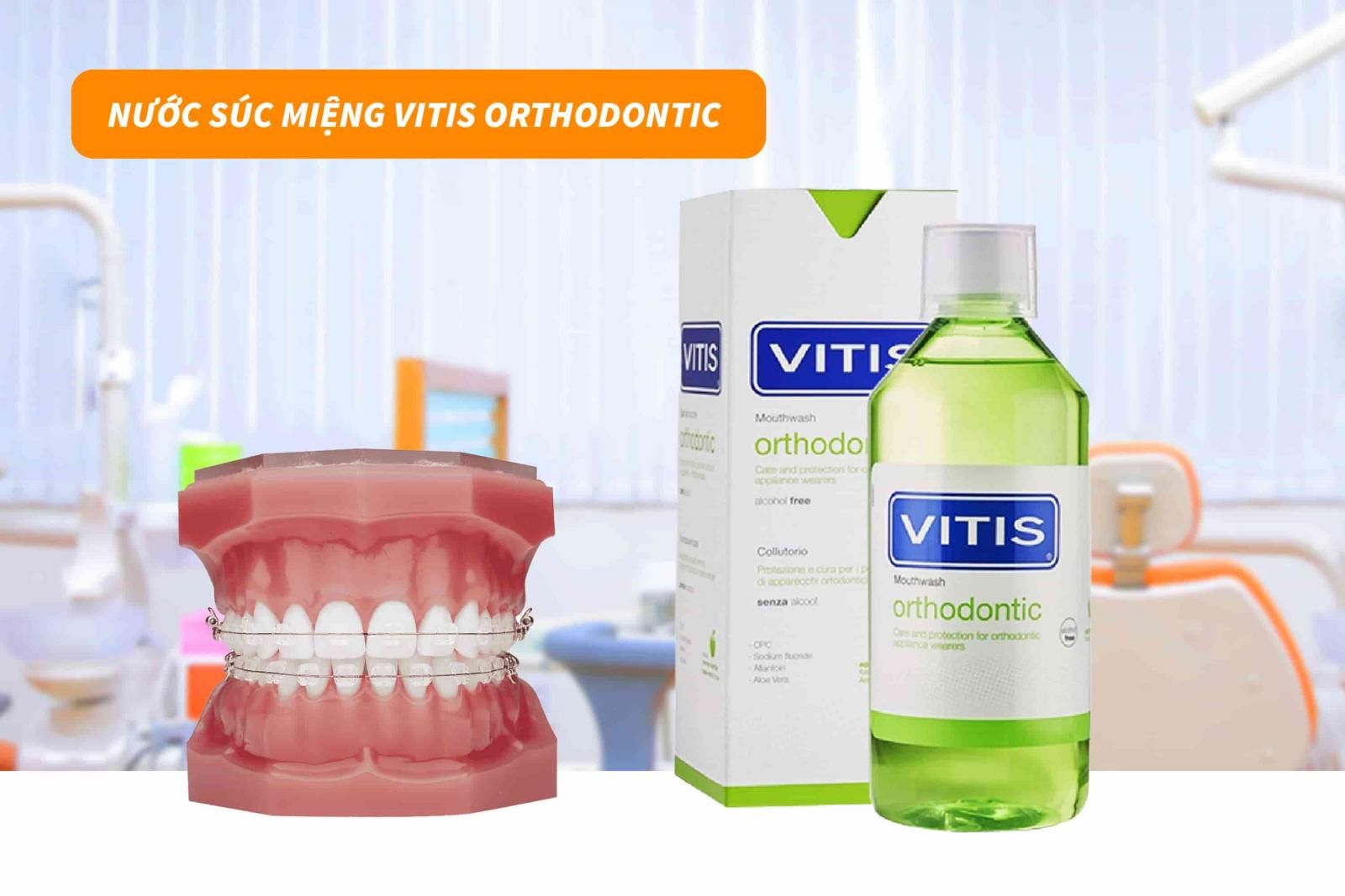 Nước súc miệng Vitis Orthodontic