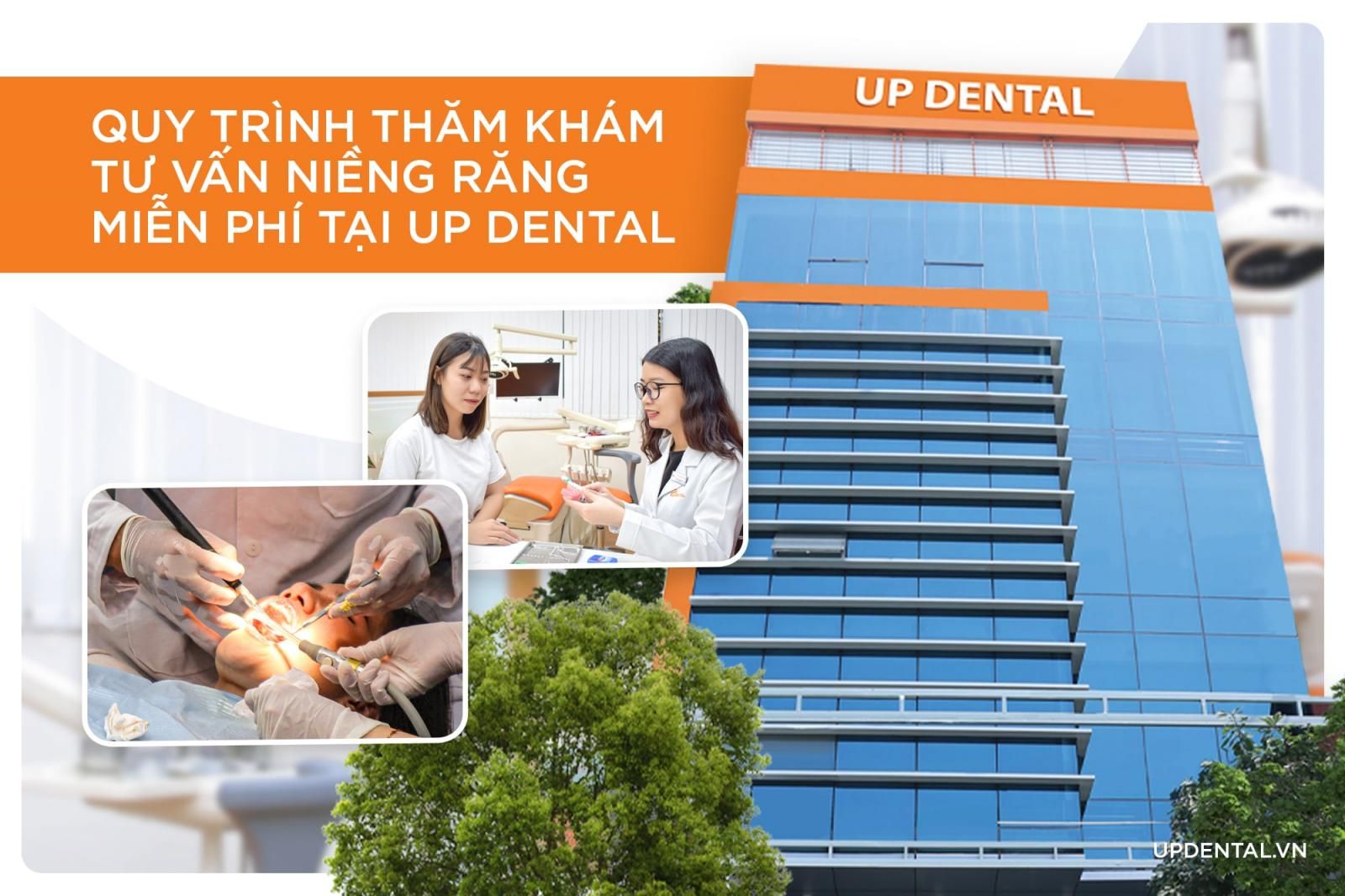 quy trình thăm khám miễn phí tại Up Dental