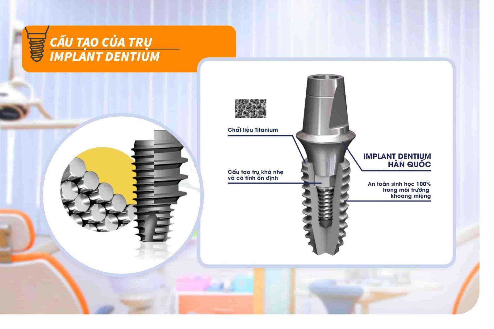 Trụ Implant Dentium