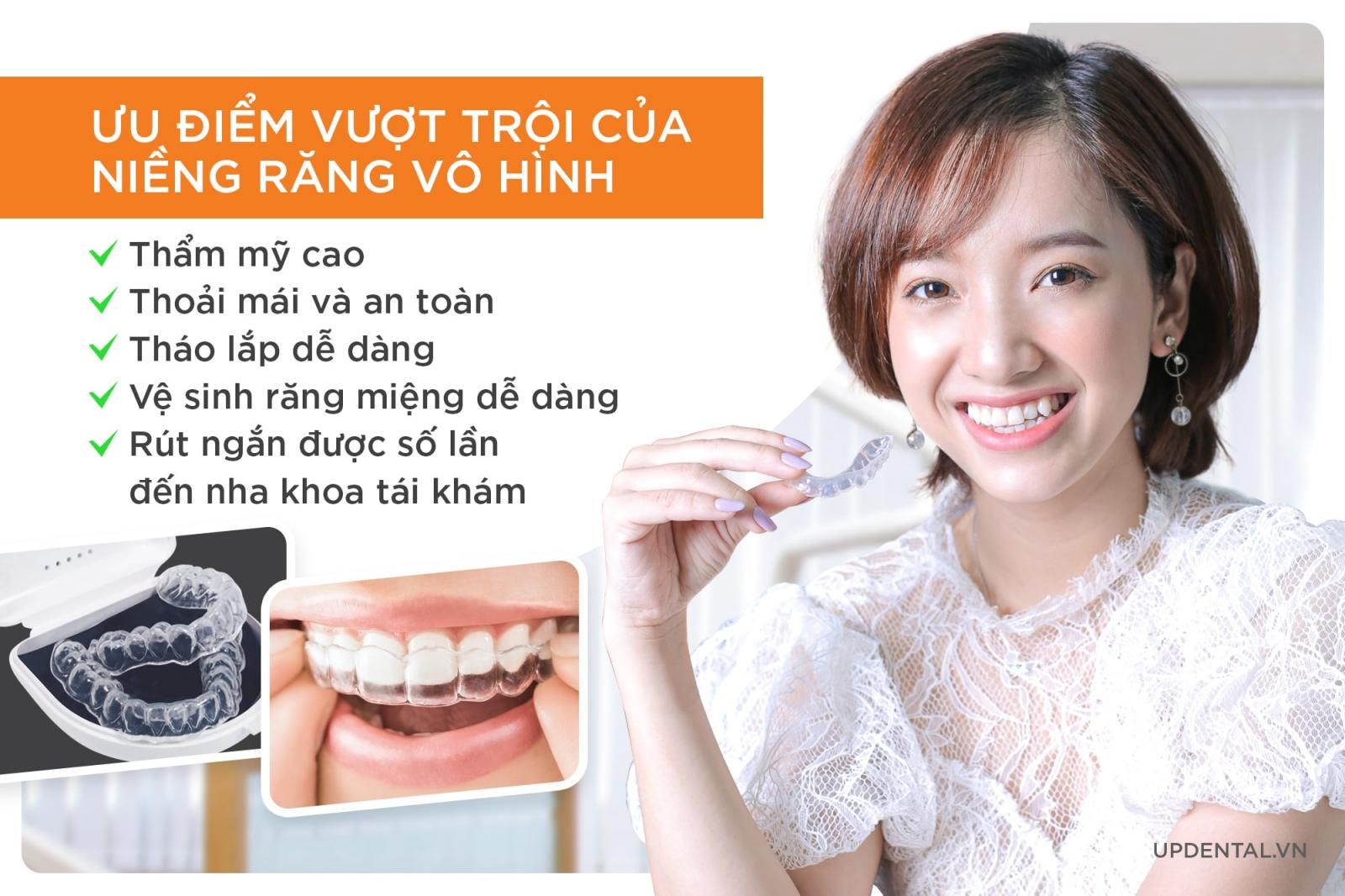 ưu điểm vượt trội của niềng răng vô hình