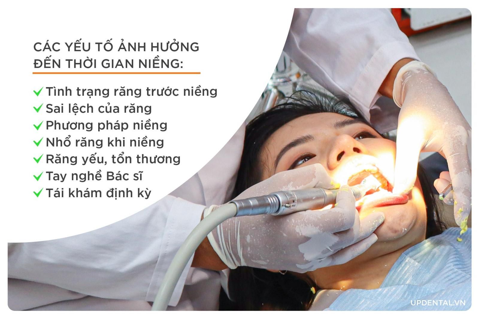 yếu tố ảnh hưởng thời gian niềng răng